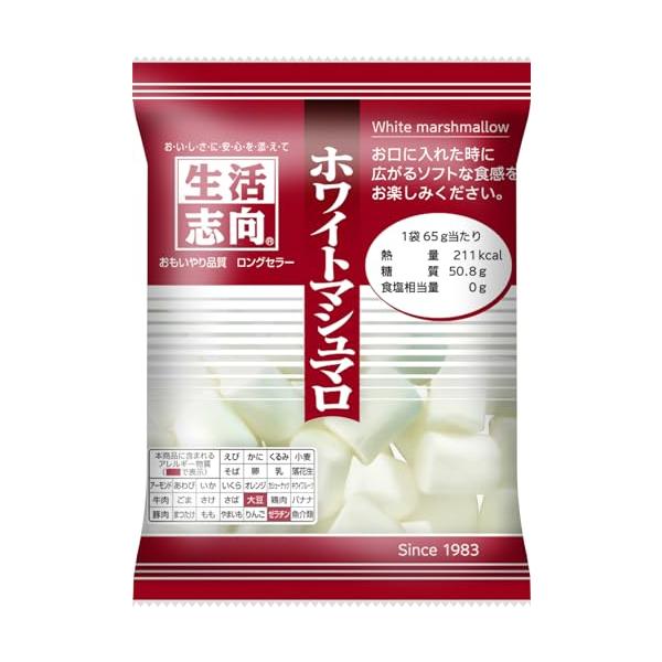 茶/-/-・原材料:水あめ(国内製造)、砂糖、ゼラチン、コーンスターチ、大豆たん白/香料、(一部に大豆・ゼラチンを含む)・栄養成分:1袋(65g)当たり 熱量211Kcal、たんぱく質2g、脂 質0g、炭水化物50.8g、-糖質50.8g、...