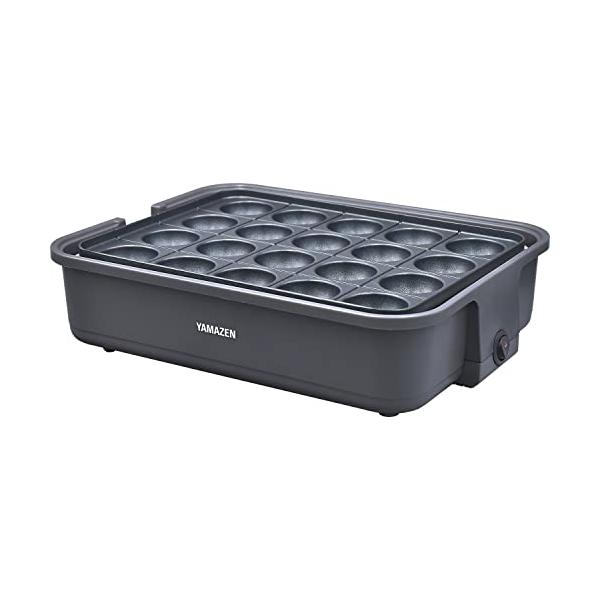 2)たこ焼き20穴グレー/-/YOH-200(H)・Style:2)たこ焼き20穴・パッケージ個数:1・あつあつたこ焼きを楽しむご自宅で簡単に出来たてでおいしいたこ焼きが味わえるたこ焼き器。卓上で使いやすいようにコンパクトサイズにリニューア...