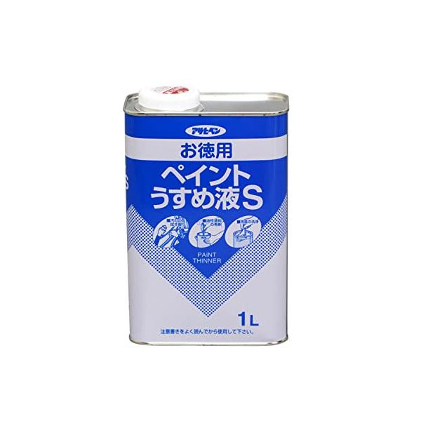 うすめ液S・( NULL ) 1L ・・Size:1LStyle:うすめ液S・用途:油性塗料の粘度が高く、塗りにくいときの希釈に。塗料を塗ろうとする面のよごれのふきとりに。塗料を塗ったあとの塗装用具の洗浄に。塗料が衣服などについたときのふき...