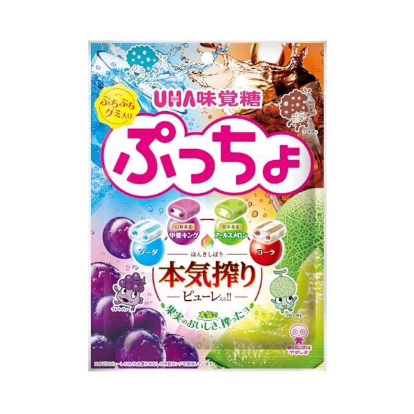 他サイト： UHA味覚糖 ぷっちょ袋 ４種アソート 88g×6袋の商品画像