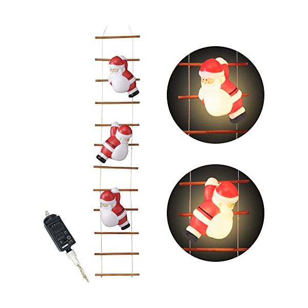 はしごサンタ・クリア 約幅22×奥行34×長さ183cm LIT-BL02L・・Style:はしごサンタPatternName:L・サンタクロースがやってきた。ワクワク気分を盛り上げるブローライト。ほのぼのとあたたかい気持ちにしてくれます。...