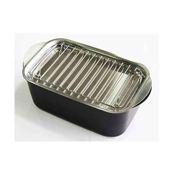 他サイト： 杉山金属 ミニミニ天ぷら角型 フッ素樹脂 アミ・フタ付き 【日本製】の商品画像