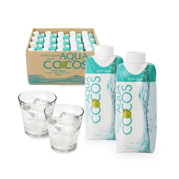 他サイト： ココナッツウォーター 330ml×20本 完全無添加 日本企業管理 天然果汁100％ ジュース 保存着色料が一切入っていない自然の南国ドリンクの商品画像