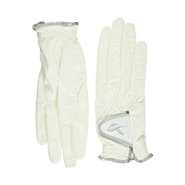 他サイト： キャスコ(Kasco)ゴルフグローブ レディース 合成皮革 DNA SUEDE LADIES SF-2010LW 両手用の商品画像