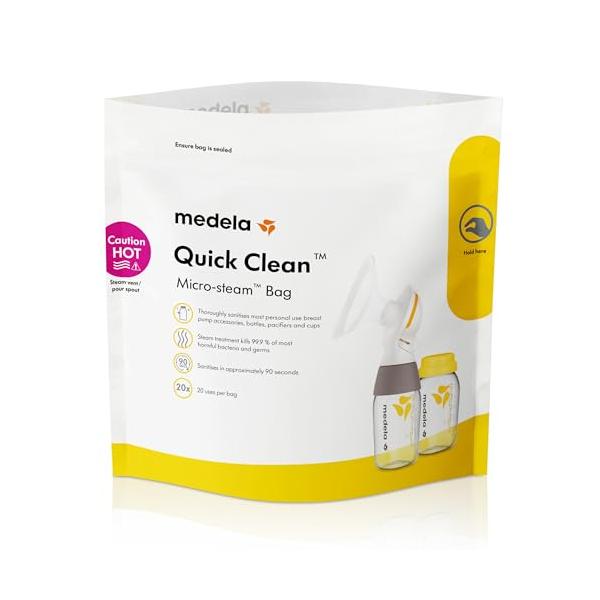 他サイト： メデラ（medela） 電子レンジ除菌バッグ（5パック） クイッククリーン スチームバッグの商品画像