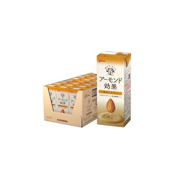 他サイト： アーモンド 香ばしコーヒー 200ml×24本 江崎グリコ 常温保存可能 ビタミンE 食物繊維 アーモンドミルクの商品画像
