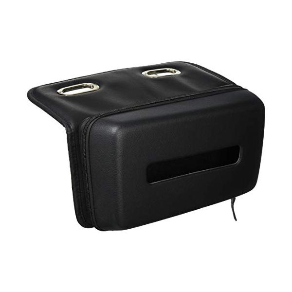 他サイト： 星光産業(EXEA) 車内用品 (エクセア) フェイクレザー ティッシュケース セミハードティッシュケース 長方形 ブラック EH-179の商品画像