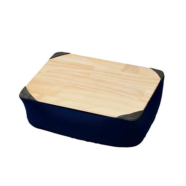 他サイト： 山善 ビーズクッション (膝上テーブル) 天板が取り外せる カバーが洗える ビーズ補充可 専用ケース付き クッションテーブル PCテーブル ネイの商品画像