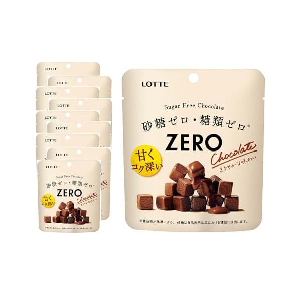 他サイト： ロッテ ゼロ シュガーフリーチョコレート 40g×10個の商品画像