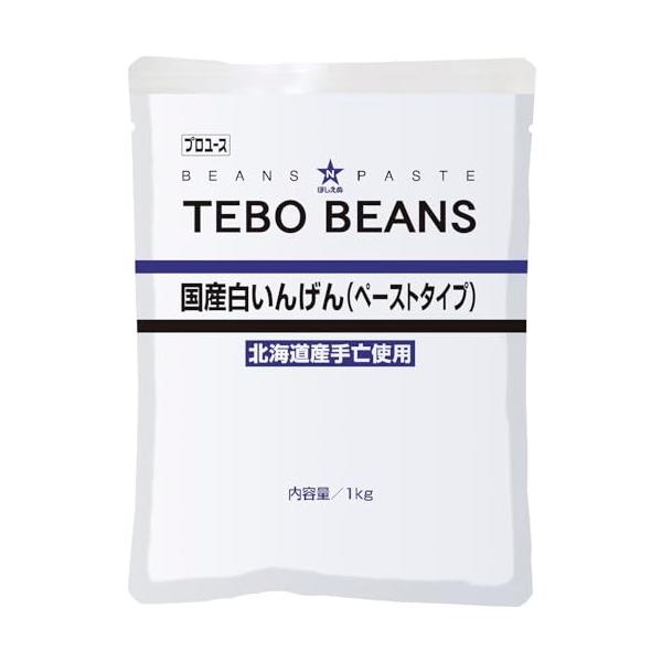 -/1kg/-・FlavorName:国産 白いんげん(ペースト)Size:1kg・いんげんまめ(北海道)・無し・(100g当たり)；エネルギー59Kcal たんぱく質4.1g 脂質0.3g 炭水化物12g 食塩相当量0.02g