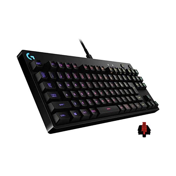 他サイト： Logicool G(ロジクール G) PROゲーミングキーボード テンキーレス GXスイッチ リニア 有線 メカニカル キーボード 静音 日本の商品画像