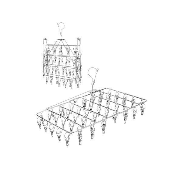 定番シルバー/52ピンチ/22AB065・Size:52ピンチStyle:定番・パッケージ個数:1・「竿からの落下を防止」風が吹いてもピンチごと飛ばされないよう落下防止のステンレスストッパーがついています、風の日も心配なく干すことができます...