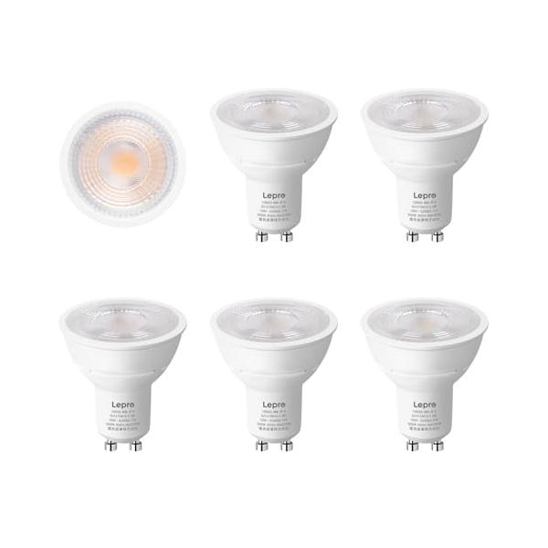GU10Lepro LED ハロゲン電球 ハロゲン GU10 LED電球 スポットライト 50W形相当 5.5W 400lm 電球色 3000K