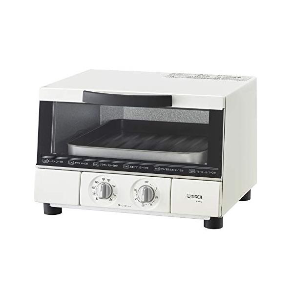 他サイト： タイガー魔法瓶(TIGER) オーブン トースター うまパン トリプルヒーター設計 マットホワイト KAE-G13N-WEの商品画像