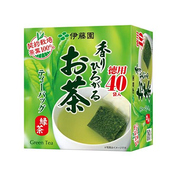 他サイト： 伊藤園香りひろがるお茶緑茶ティーバッグ2.0g×40袋の商品画像