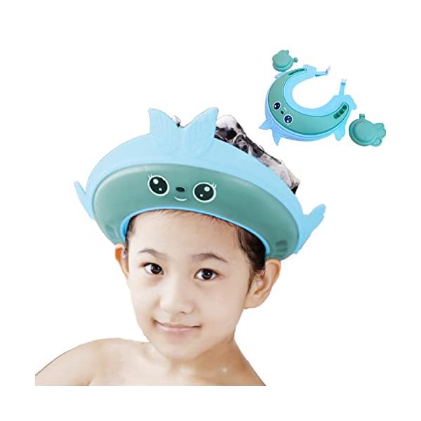 他サイト： C_himawari  保育士推薦 シャンプーハット バスグッズ お風呂 赤ちゃん ベビー 子ども 子供 キッズ… (ブルー)の商品画像