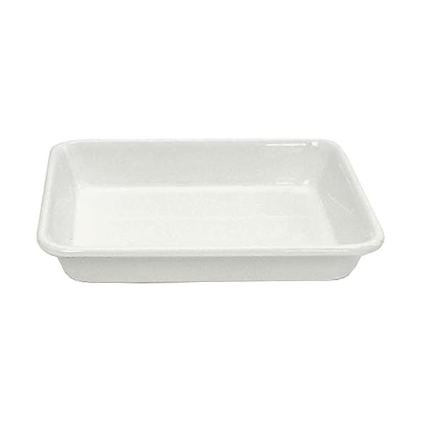 他サイト： 野田琺瑯(Nodahoro) バット ホーロー 耐熱 15枚取 29.6×23.5×4.3cm トレー 料理 日本製 ホワイト VA-15Wの商品画像