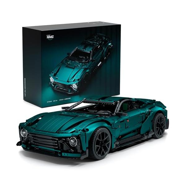 Nifeliz Valor グランツーリスモ 車ブロック 大人向け乗り物スポーツカーブロックセット オフィスディスプレイに適 インテリア向け 車