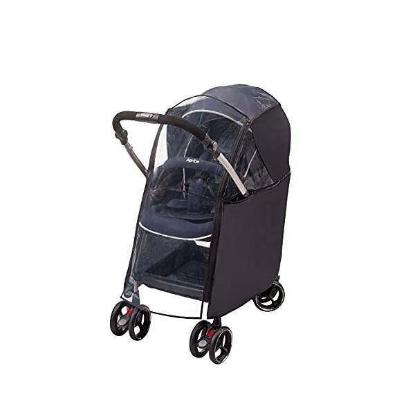 他サイト： Aprica(アップリカ) ベビーカー用レインカバー レインカバー(オプティア、ソラリア専用) (ブラック) 99950の商品画像