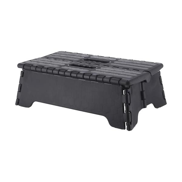 ブラック/高さ13cm(ワイド)/86858・Color:ブラックSize:高さ13cm(ワイド)・パッケージ個数:1・ちょっと使いに丁度いい 安定感抜群のフォールディングステップ ワイド・サイズ: 幅39.5×奥行24×高さ13cm・本体...