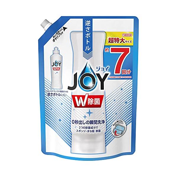 他サイト： ジョイ 除菌ジョイ コンパクト 食器用洗剤 詰め替え 大容量 960mL 1 個の商品画像