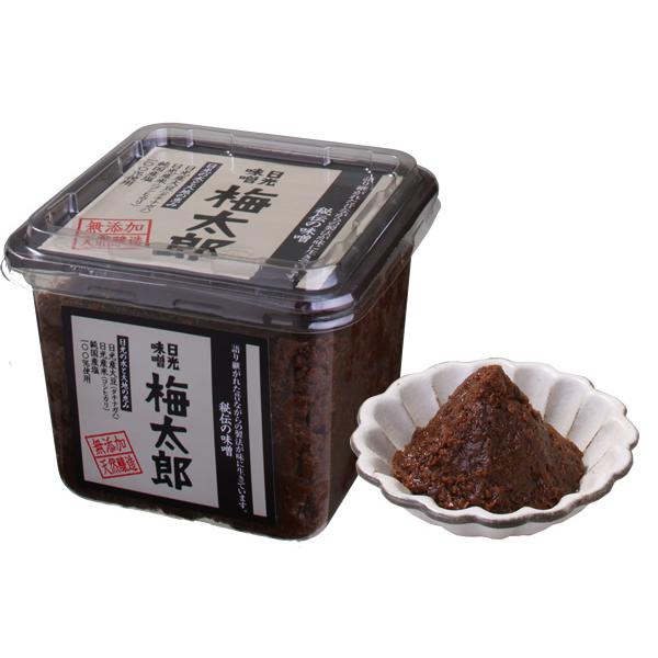 日光味噌 梅太郎(赤味噌) 500g パック入り