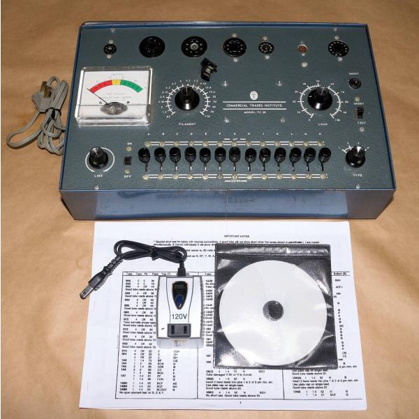 【真空管試験器】　Accurate257 真空管試験器 昇圧アダプター付き 真空管試験機 | TAMAROYA 球露屋