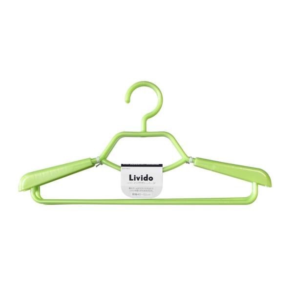 シャツの型崩れを防ぐため、シャツの形から生まれたハンガーです。左右のアームが伸縮(４０〜５２cm）させることができるのでシャツのサイズに合わせてスライドフィット。襟の形もしっかりホールドします。・サイズ　肩幅：４０．０cm〜５２．０cm×厚...