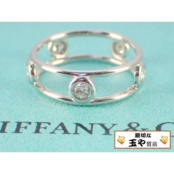 TIFFANY&Co.（ティファニー） 新品同様 ダブルワイヤー ダイヤ5P