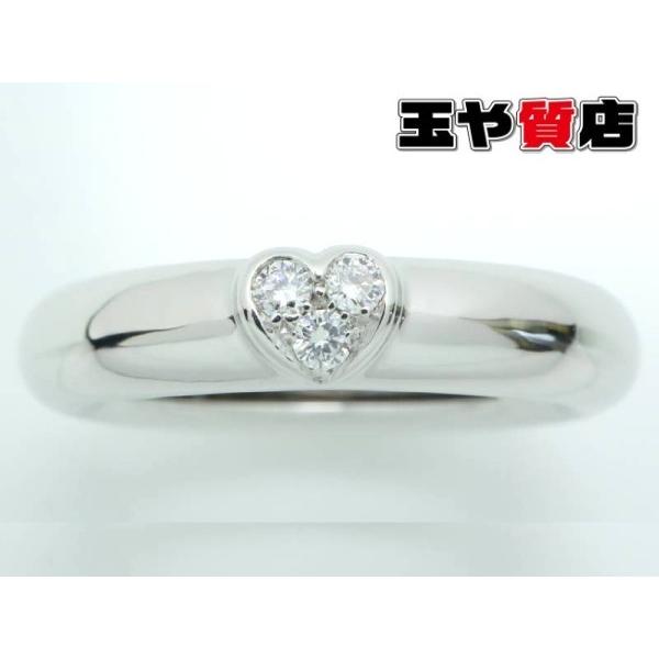 ティファニー ダイヤ3p フレンドシップ リング 7号 K18wg ハート モチーフ ホワイトゴールド 新品同様 5674 親切な 玉や質店 通販 Yahoo ショッピング
