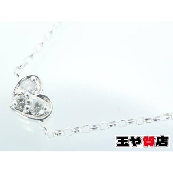 Ponte Vecchio（ポンテヴェキオ） ダイヤ0.04ct ハート ブレスレット