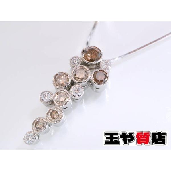 POLA（ポーラ） ダイヤ0.16ct ブラウンダイヤ0.72ct ぶどう モチーフ 