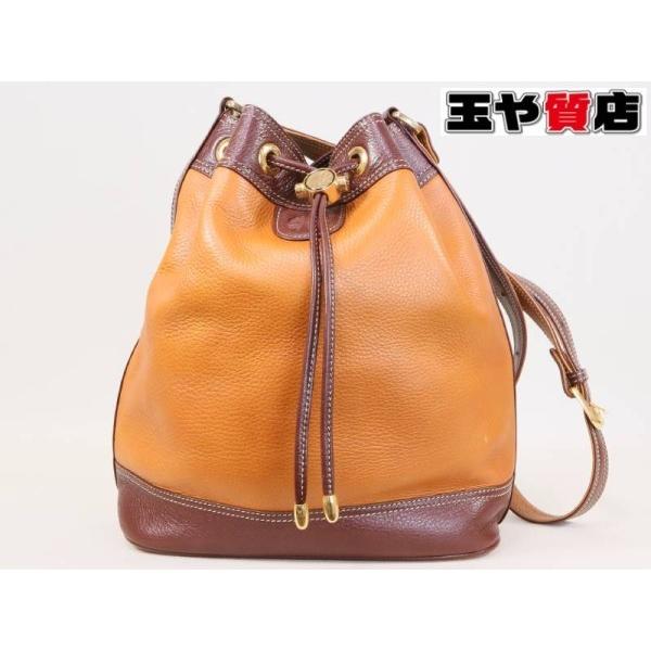 LOEWE ロエベ エンリケ ナッパ レザー 巾着 ショルダー バック