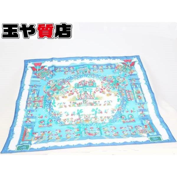 HERMES エルメス スカーフ カレ90 天体と太陽 ASTRES et SOLEILS