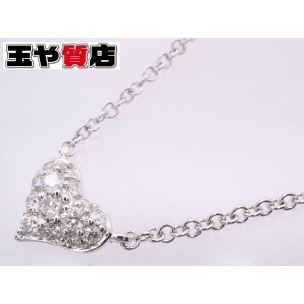 Ponte Vecchio（ポンテヴェキオ） ネックレス ダイヤ0.17ct ハート 750 