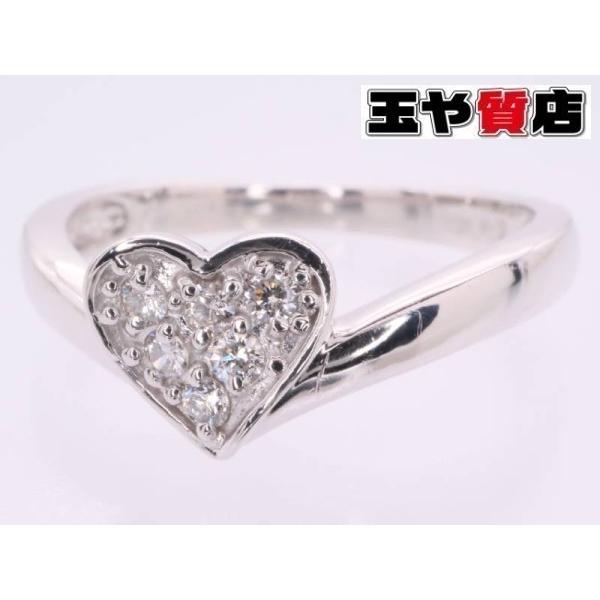 スタージュエリー！k18WG ダイヤ 0.07ct リング 3.07g M750 【公式通販】