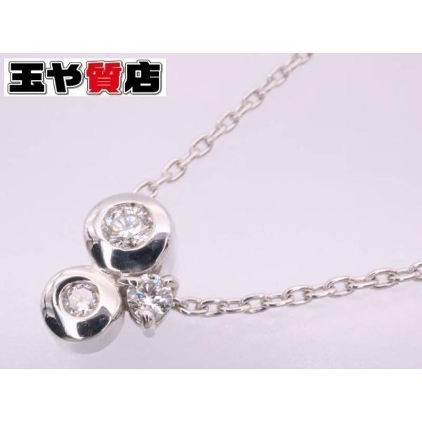 STAR JEWELRY スタージュエリー ネックレス ダイヤ0.07ct K18WG