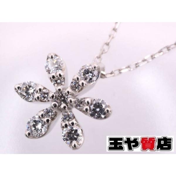 Ponte Vecchio ポンテヴェキオ 美品 ダイヤ0.18ct フラワー
