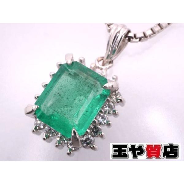 ラソマ La Soma エメラルド1.22ct ダイヤ0.22ct ペンダント ラソマ La Soma エメラルド1.22ct ダイヤ0.22ct ペンダント