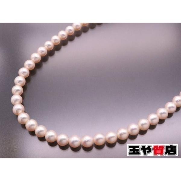 ミキモト6.5mm〜7mm パールネックレス