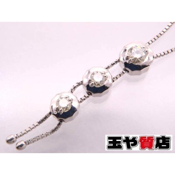 ダイヤモンド3連タサキ　ネックレス TASAKI - TASAKI 3連ダイヤネックレスの通販 by ako's shop
