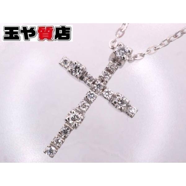 DAMIANI（ダミアーニ） 美品 ミニシンボリ ダイヤ クロス ネックレス