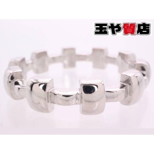 CHANEL（シャネル） デザイン リング 15.5号 750 K18WG ホワイト