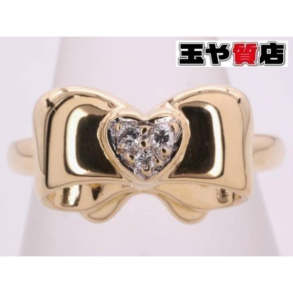 Ponte Vecchio ポンテヴェキオ 美品 PonteVecchio ダイヤ0.02ct ハート  