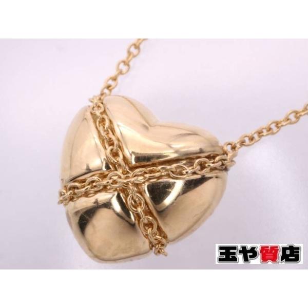 ティファニー 美品 ハート チェーン ネックレス 750 K18yg イエローゴールド 9008 親切な 玉や質店 通販 Yahoo ショッピング