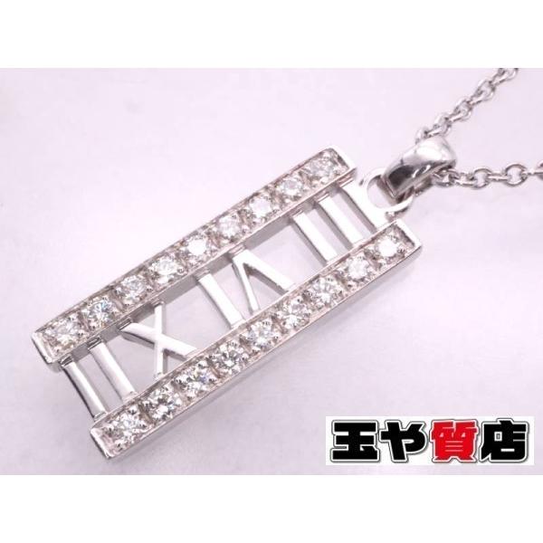 TIFFANY&Co. ティファニー 美品 ダイヤ アトラス ネックレス 750 TIFFANY&Co. ティファニー 美品 ダイヤ アトラス ネックレス 750