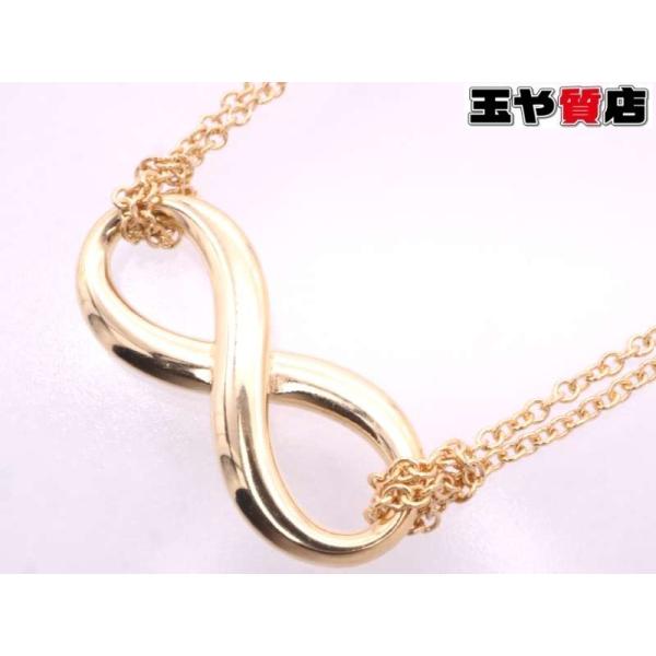 TIFFANY&Co.（ティファニー） 美品 インフィニティ ネックレス AU750