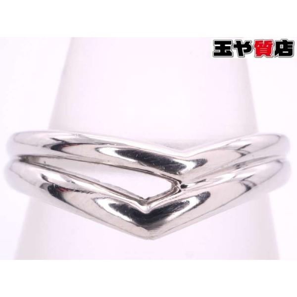 ケ*ン様 美品 Pt850 デザインリング プラチナ デザイン リング 12号弱 pt850 プラチナ : 親切な 玉や質店