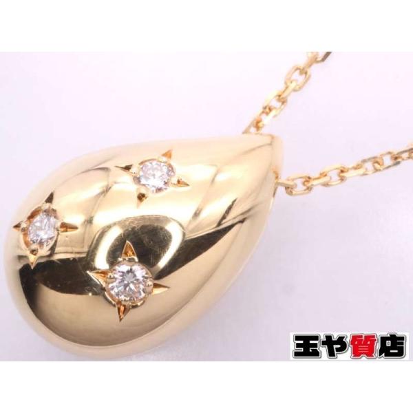 MIKIMOTO（ミキモト） 美品 ダイヤ0.07ct ティアドロップモチーフ
