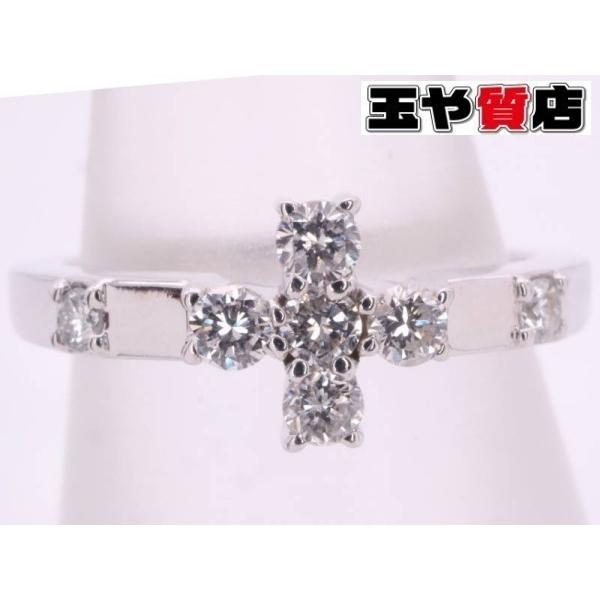 VENDOME AOYAMA ヴァンドーム青山 美品 ダイヤ0.20ct クロス VENDOME AOYAMA ヴァンドーム青山 美品 ダイヤ0.20ct クロス